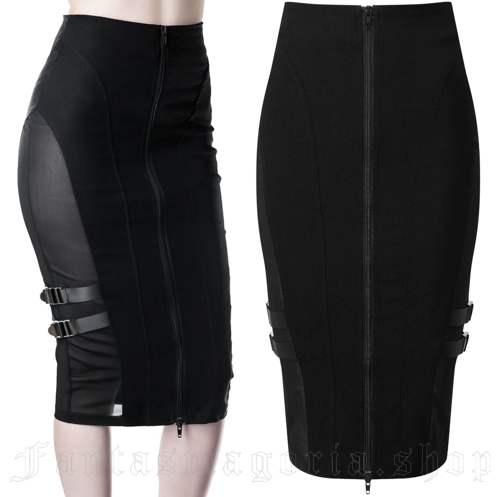 Killstar Decibel Midi Skirt